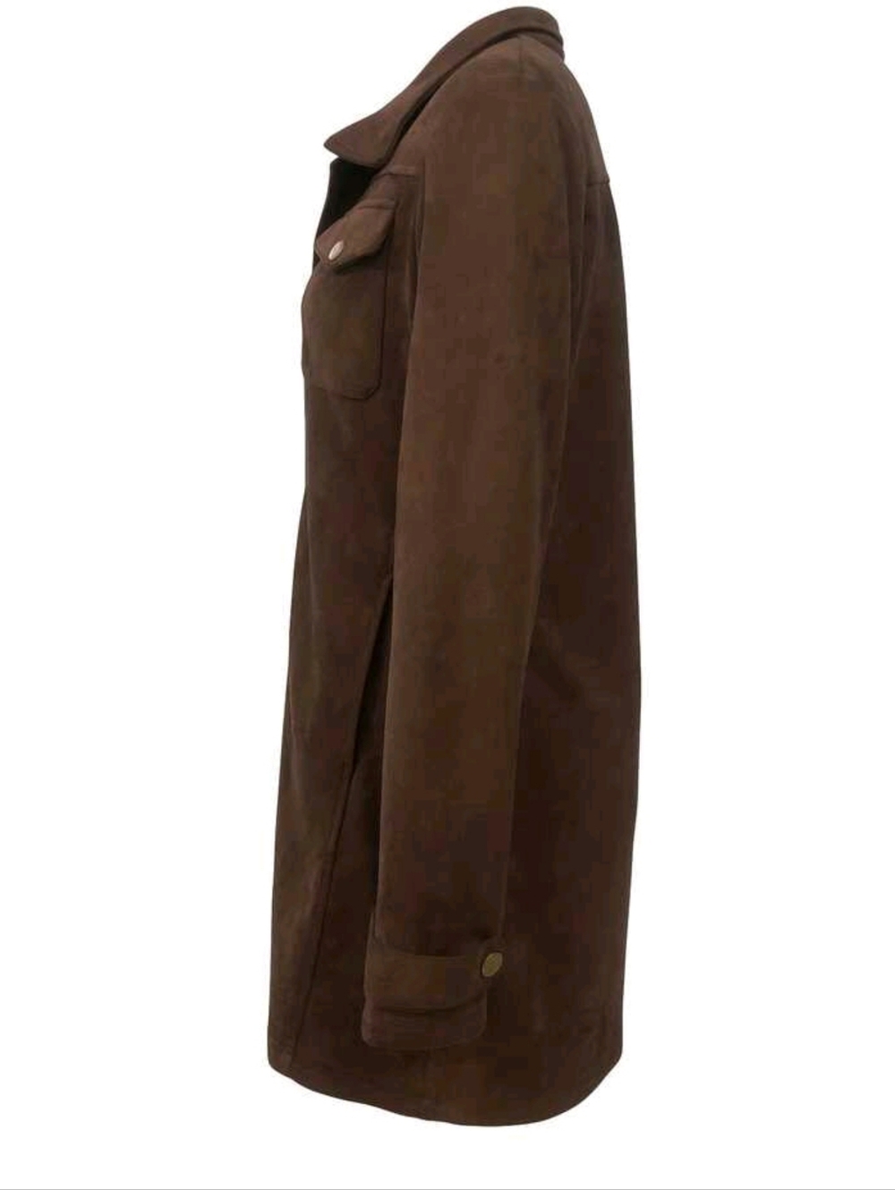 This New Women's Retro-Style Elegant Suede Casual Jacket - Picture 4 of 5